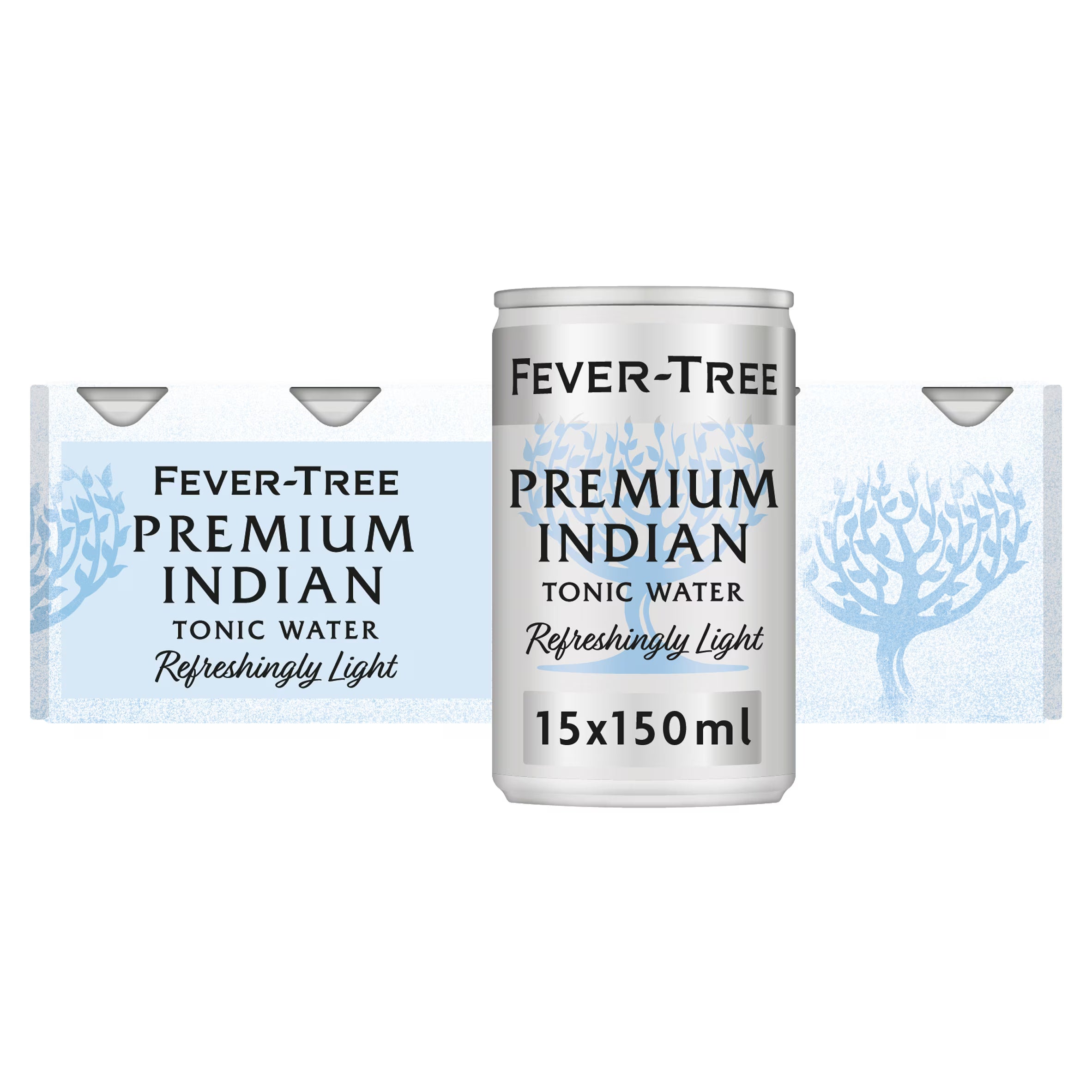 Fever Tree Refreshingly Light Premium Indian Tonic Water 150ml Can (Case of 15)
