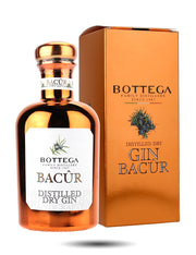 Bacur Bottega Distilled Gin in copper box