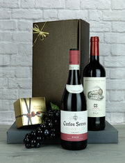 Luxurious Red Rioja Gift, Wine & Chocolate Truffles